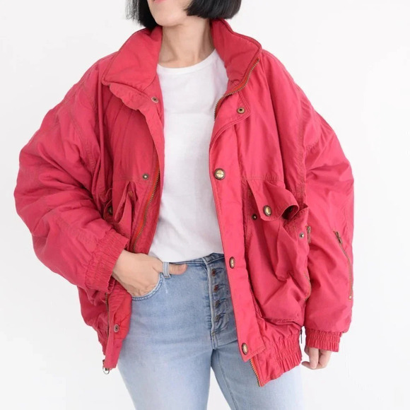 Vintage White Stag Red Medium-Weight Jacket Size Med - Picture 3 of 14